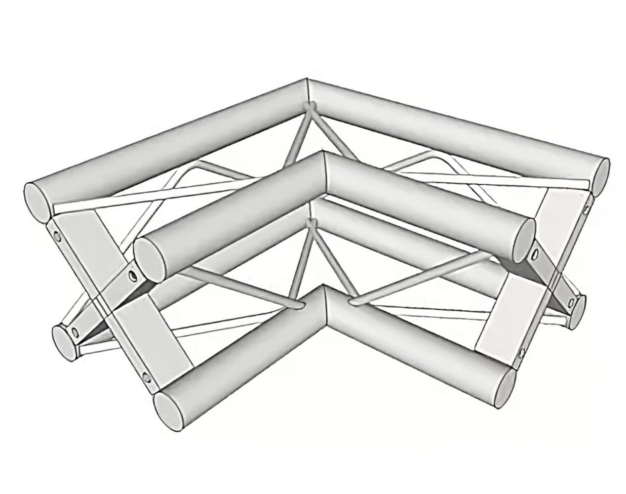 Metalworx Ltd | Square Truss 2-Way Junction 0